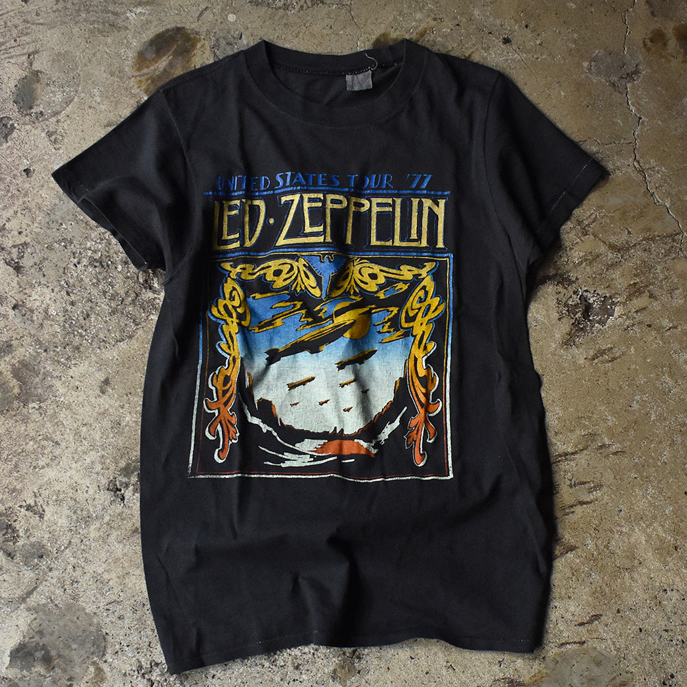 70's Led Zeppelin/レッド・ツェッペリン "1977 US tour" Tee 221217H