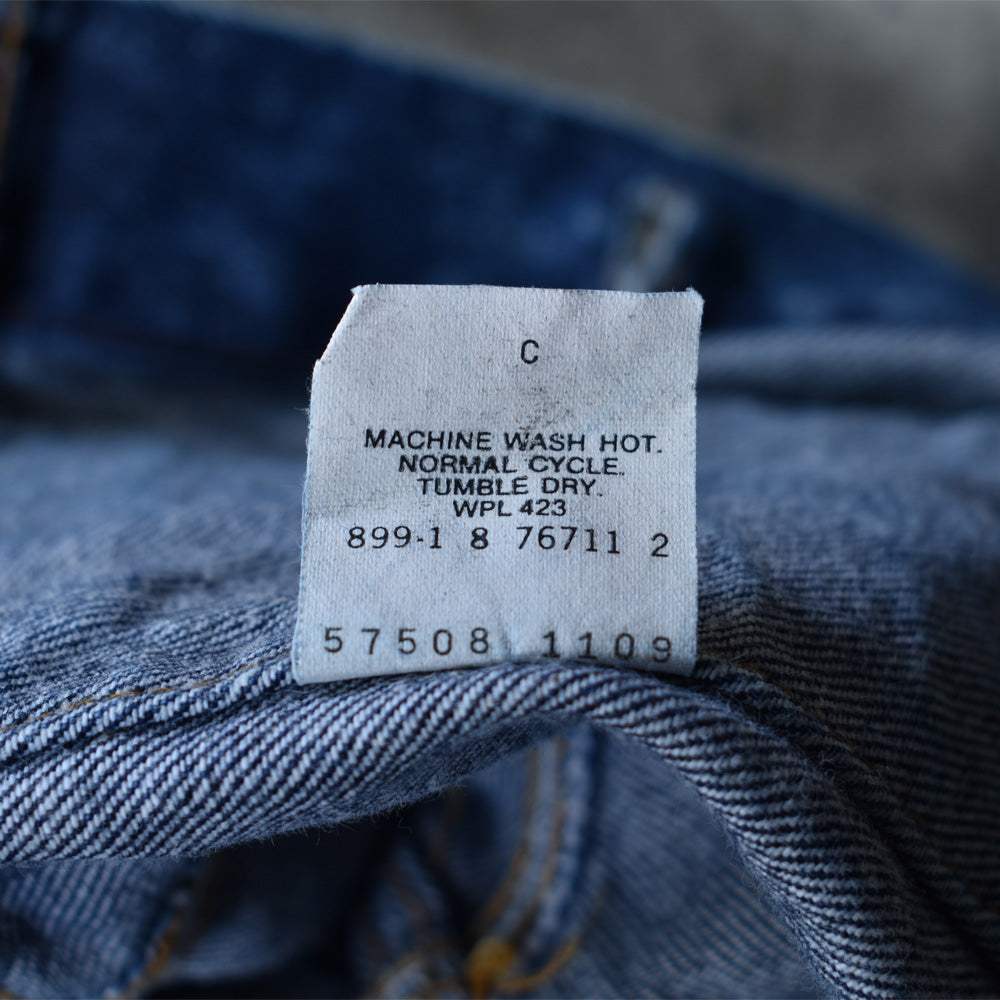 90's Levi's/リーバイス 57508-1109 ケミカルウォッシュ! デニムジャケット USA製 220523