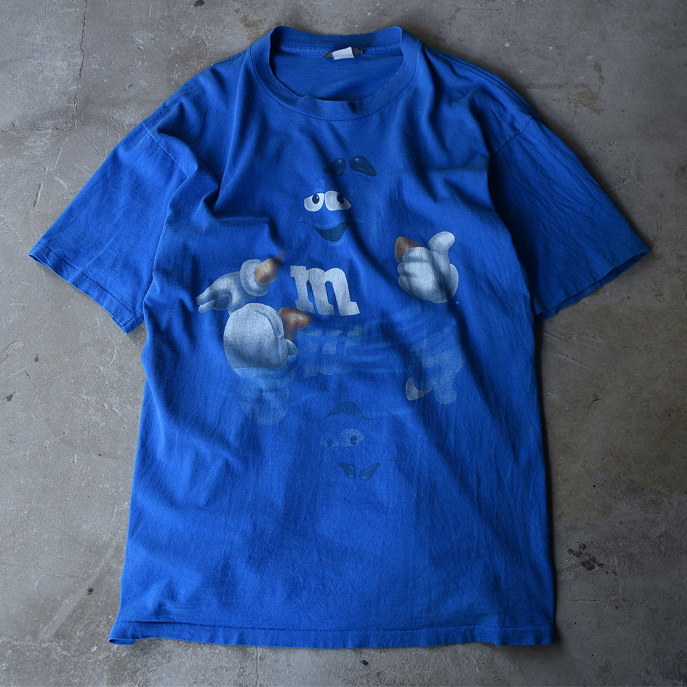 90's M&M's “BLUE” 企業キャラクター Tシャツ 220727