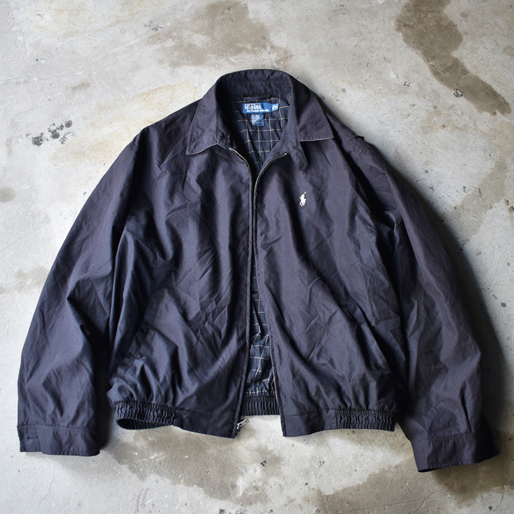 90's Polo Ralph Lauren/ポロ ラルフローレン チェックライナー スイングトップジャケット 230314