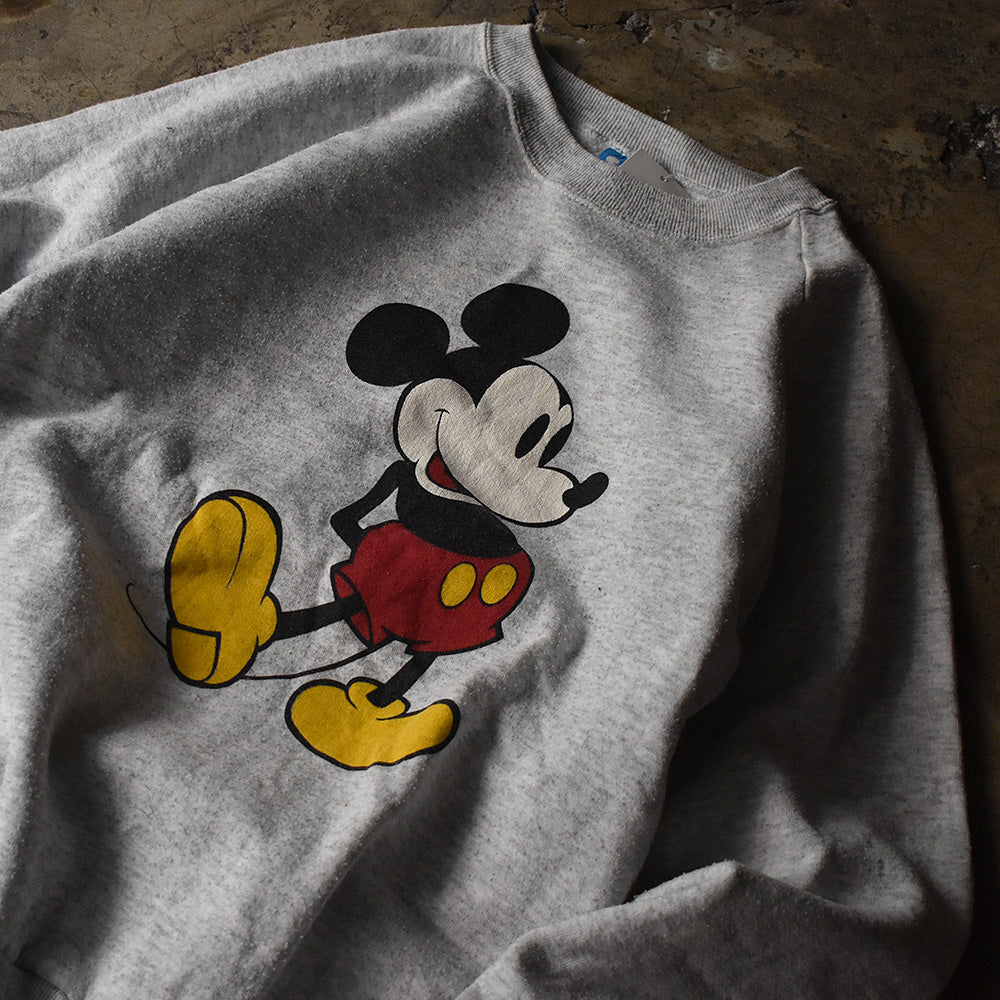 80’s Disney “Mickey” キャラクター スウェット USA製 230306H