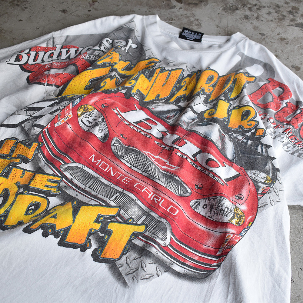 Y2K Budweiser×NASCAR AOP！ “Dale Earnhardt, Jr.” Tシャツ 220612 