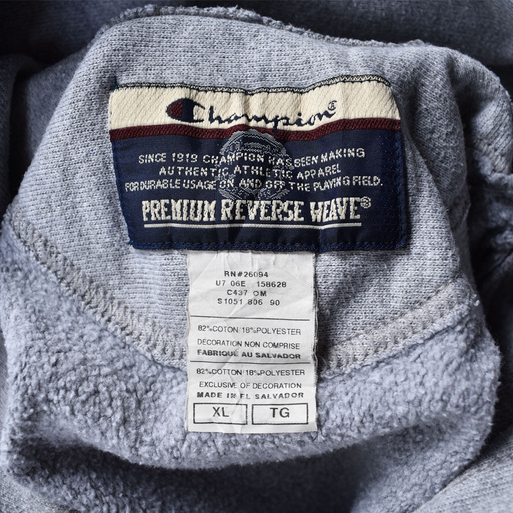 Y2K Champion/チャンピオン “AUGSBUR BASEBALL” 3段プリント RWパーカー 221211