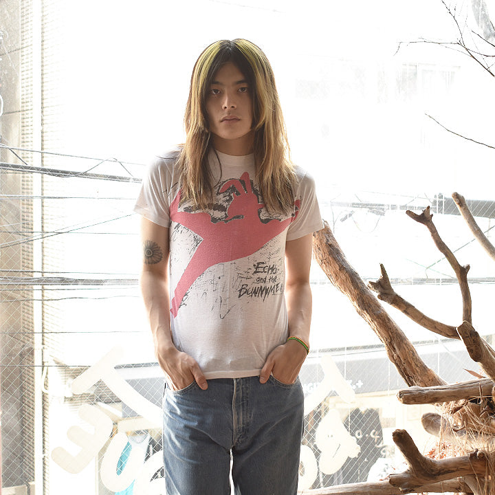 70's Echo&The Bunnymen "The Pictures On My Wall" ロック Tシャツ USA製
