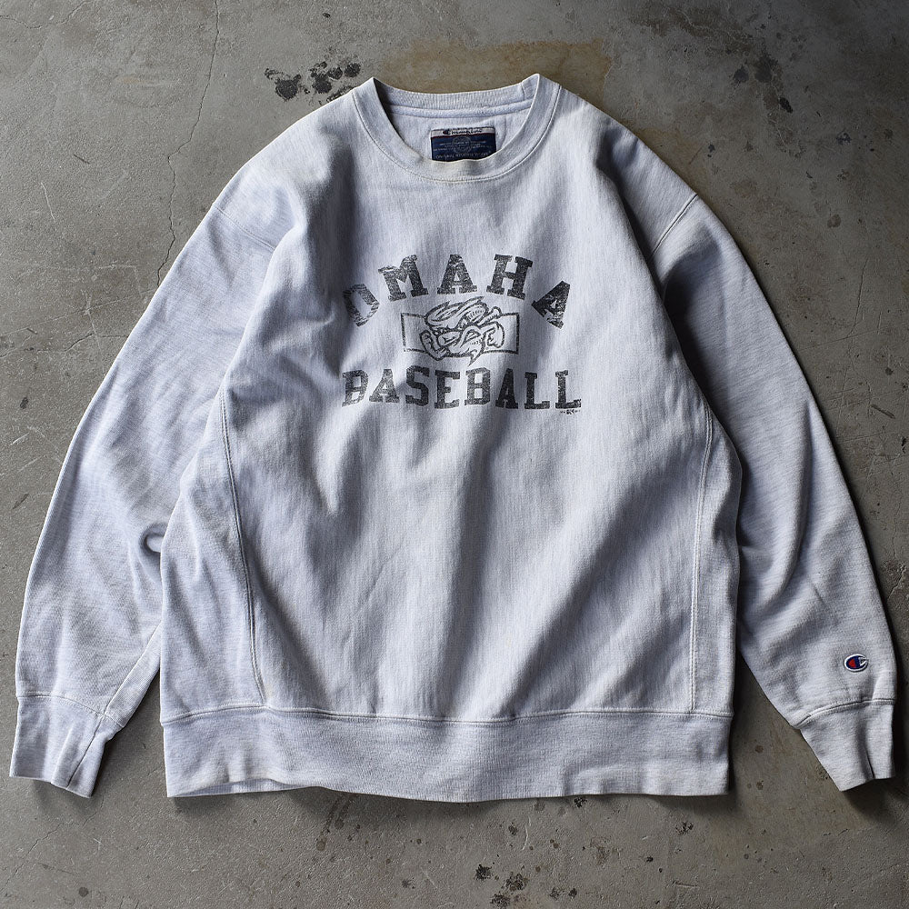 Y2K Champion/チャンピオン “OMAHA BASEBALL” RWスウェット 221211