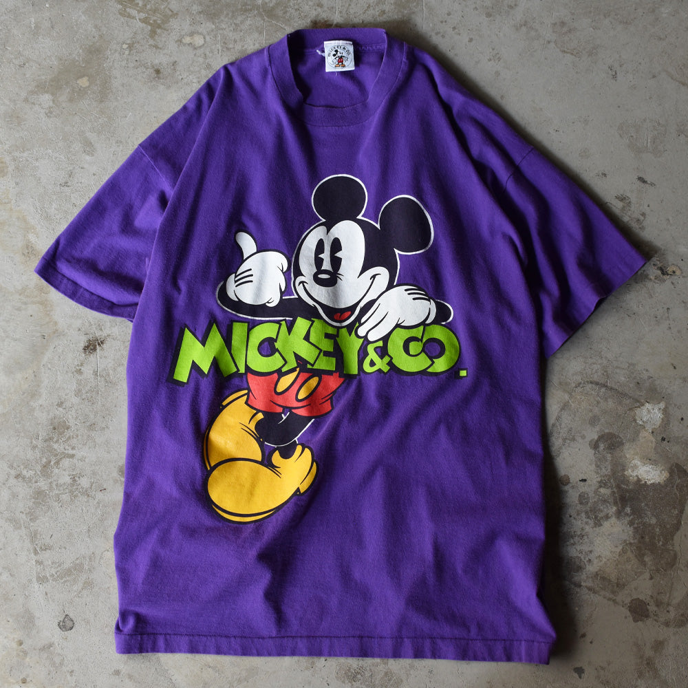 90’s ディズニー ”MICKEY&CO.” キャラクターTシャツ 220711