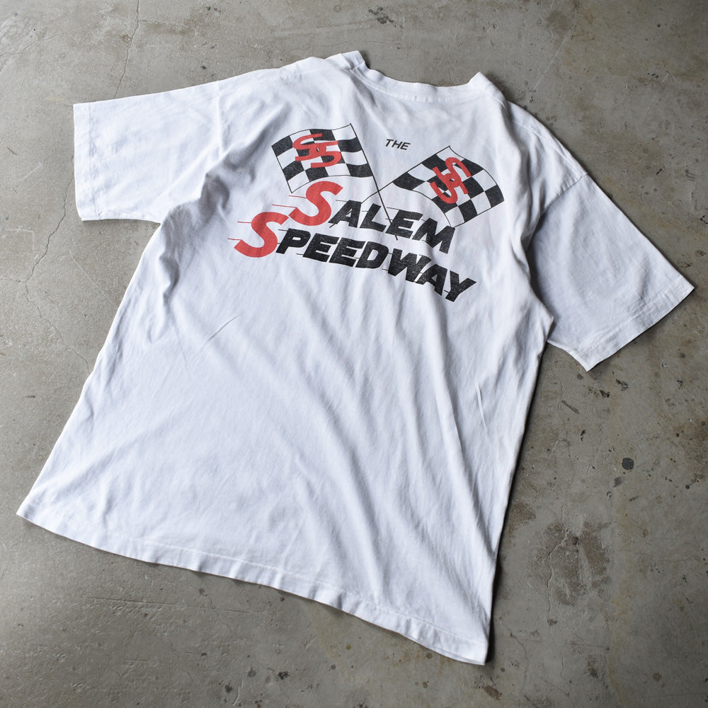 90's “SALEM SPEEDWAY” レーシング Tee USA製 220807