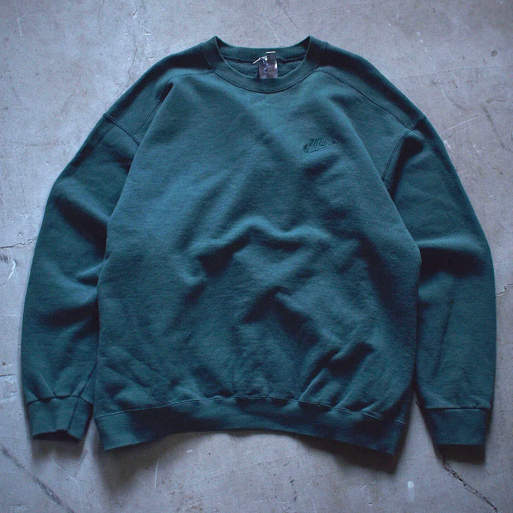 90’s NIKE 刺繍ロゴ GRN スウェット USA製 221124