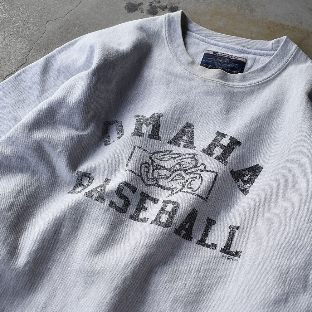 Y2K Champion/チャンピオン “OMAHA BASEBALL” RWスウェット 221211