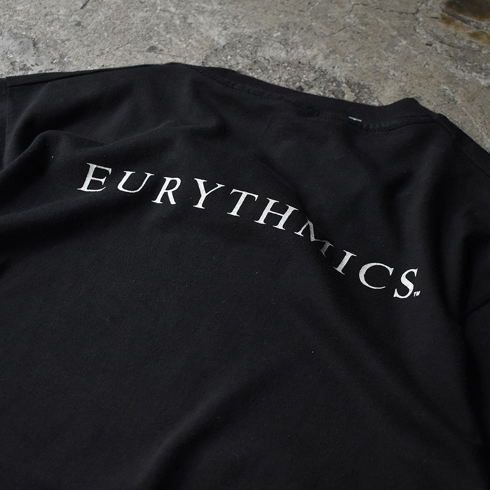 80's　EURYTHMICS/ユーリズミックス 　"Rough & Tough At The Roxy" Tee　220817H