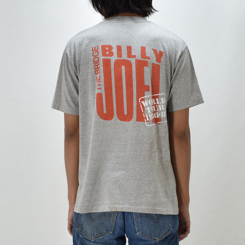 80's Billy Joel THE BRIDGE TOUR Tee 両面プリント USA製 220504
