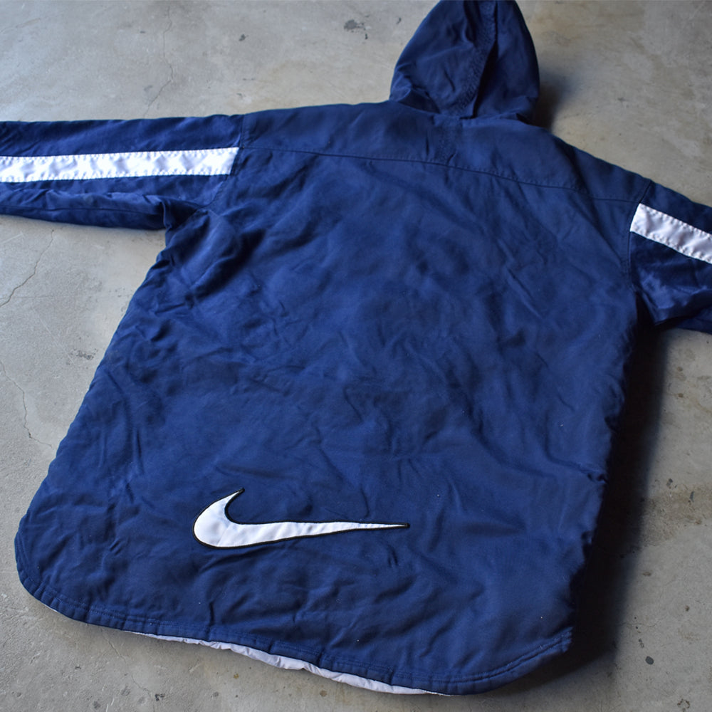 90's NIKE Back Swoosh! フード ベンチコート 230126