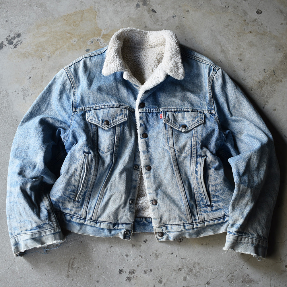 80's　Levi's/リーバイス 70608-0216 デニムボアジャケット　USA製　221104