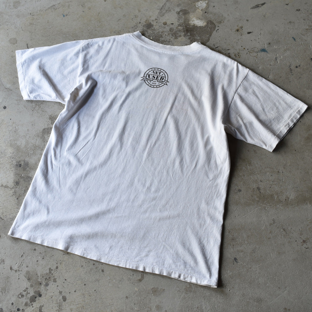 90's GET USED CLASSIC JEANS BY ELIE “World” Tee USA製 220809