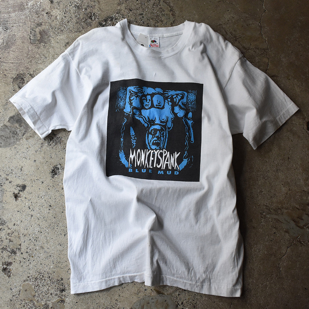 90's Monkeyspank "Blue Mud" ロックTシャツ 230418H