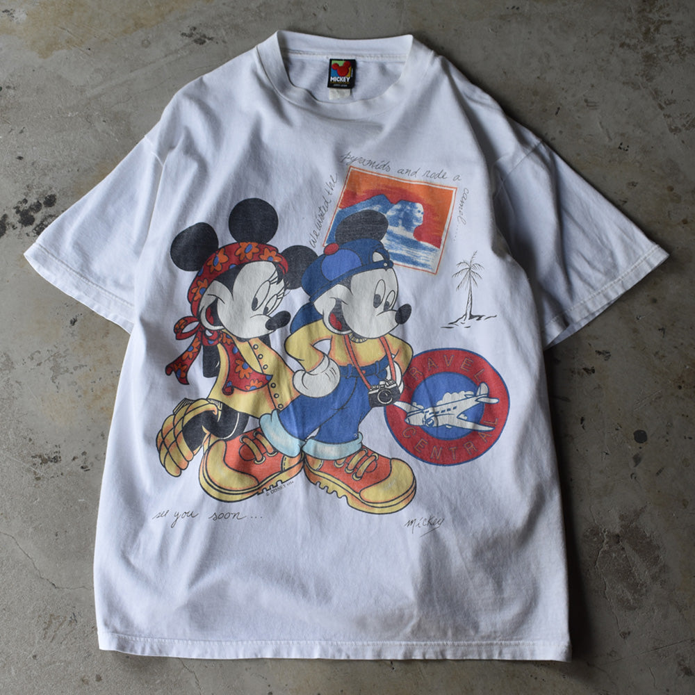 90’s　Disney/ディズニー ”Mickey & Minnie” Tee　220830