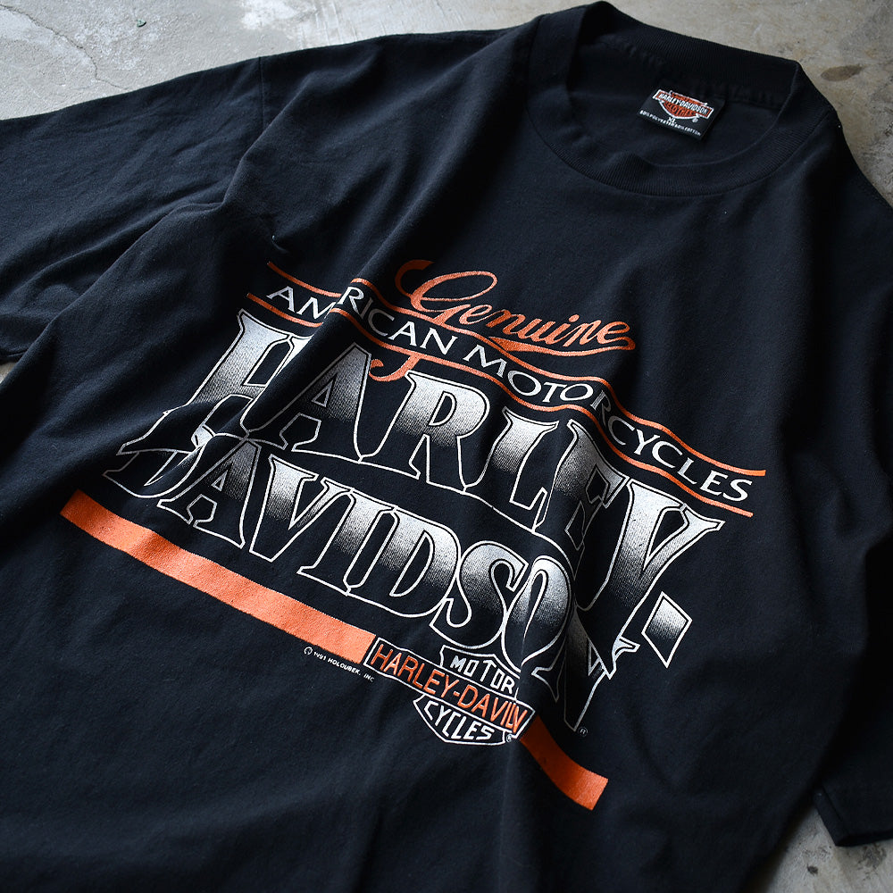 90's Harley-Davidson/ハーレー・ダビッドソン ロゴTee USA製 220827