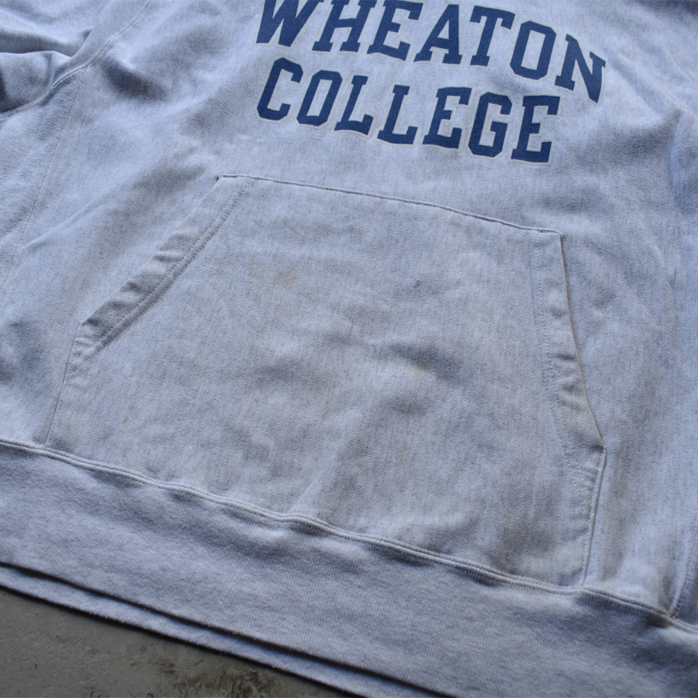 Y2K Champion “Wheaton College” 2段プリント RWパーカー 220911