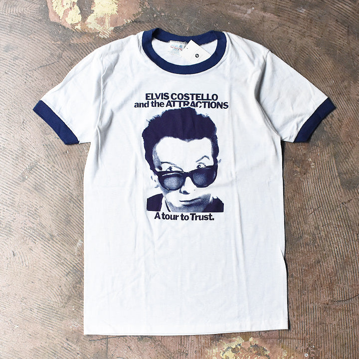 90'S 当時物　Elvis Costello Tシャツ　ヴィンテージ　サイズLオジーオズボーンBOBMA
