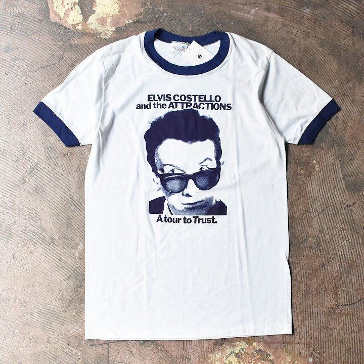 90'S 当時物 Elvis Costello Tシャツ ヴィンテージ サイズL - ファッション