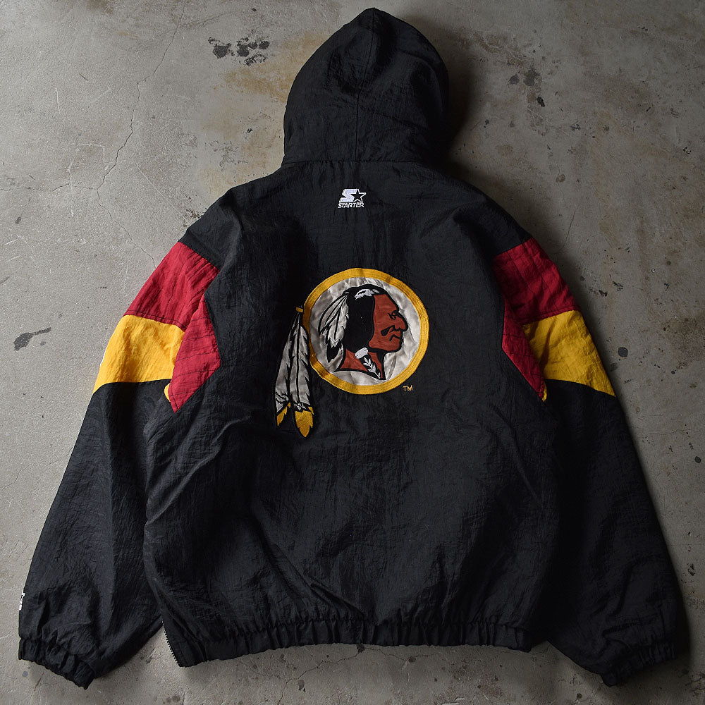 90’s STARTER “NFL Redskins” 中綿入り ナイロンプルオーバー 221231