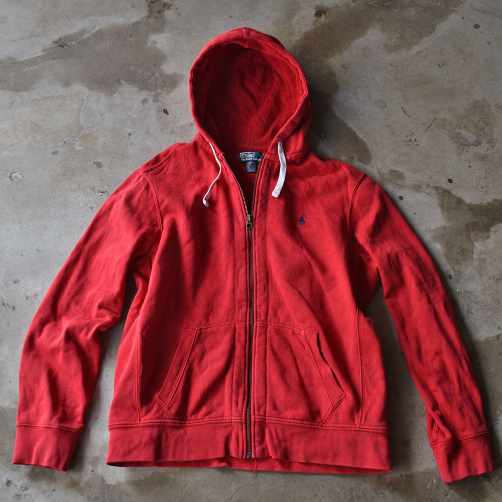 Polo Ralph Lauren/ポロ ラルフローレン RED フルジップパーカー 230305