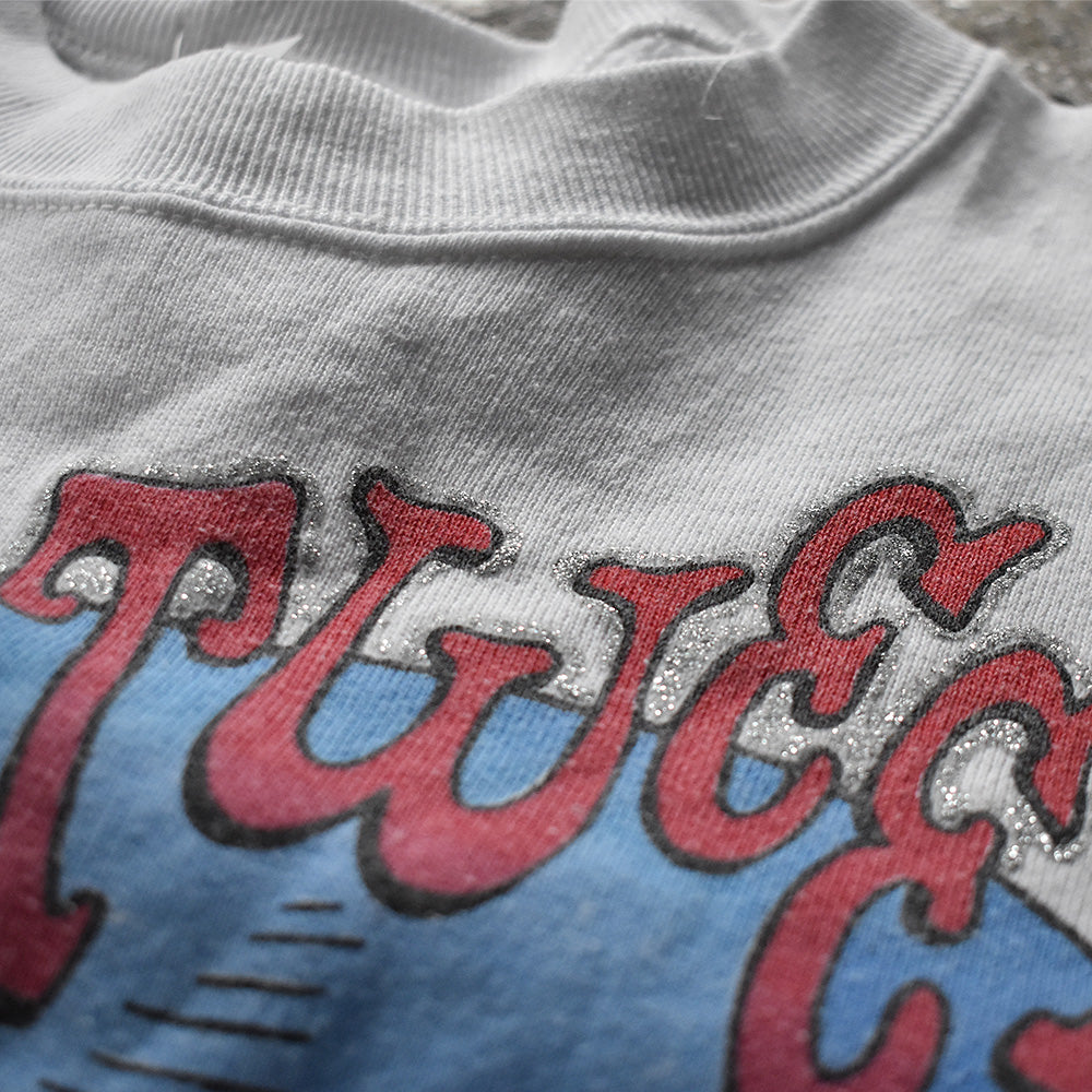 90's Looney Tunes "TWEETY" 海外アニメ キャラ スウェット USA製 230305H