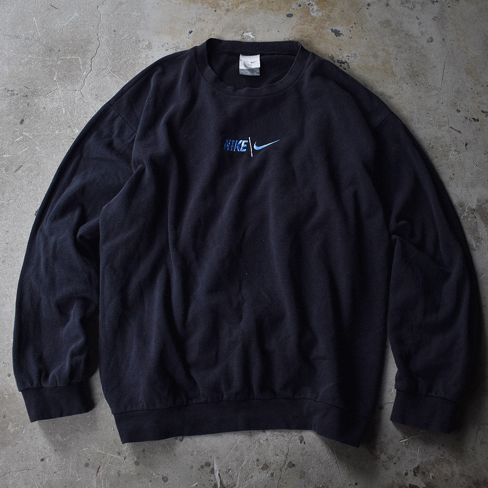 Y2K NIKE 刺繍ロゴ BLK スウェット 221121H