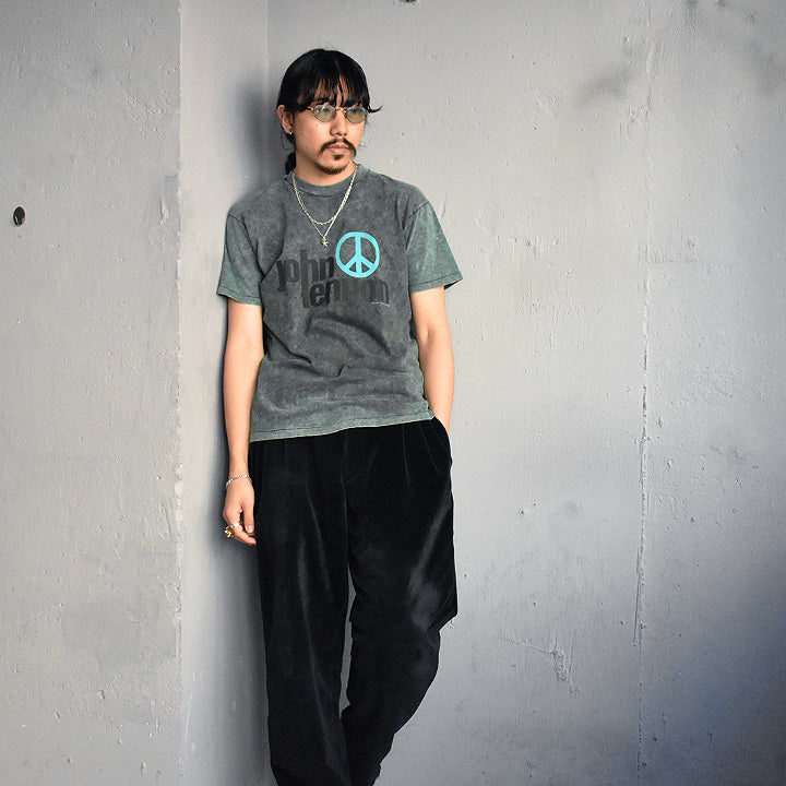 90's John Lennon/ジョン・レノン "PEACE" Tシャツ コピーライト入り