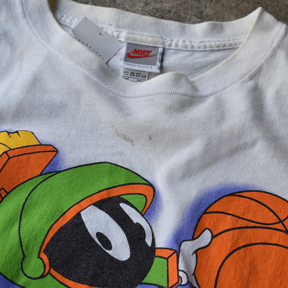 90's NIKE/ナイキ Looney Tunes “Marvin the Martian” コラボTee 銀タグ USA製 220703H