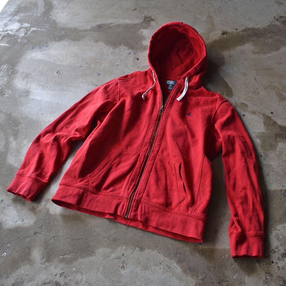 Polo Ralph Lauren/ポロ ラルフローレン RED フルジップパーカー 230305