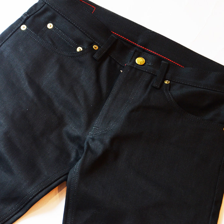 Hiroshima Denim スリムストレート 黒