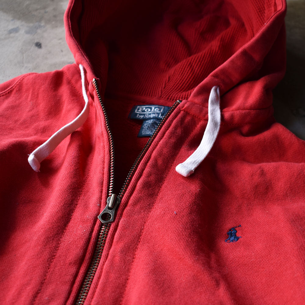Polo Ralph Lauren/ポロ ラルフローレン RED フルジップパーカー 230305