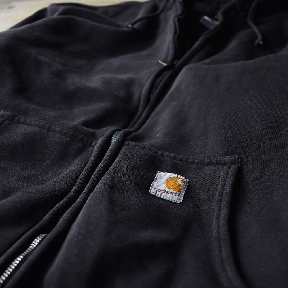 Carhartt/カーハート 後染めブラック! フルジップ パーカー 230325