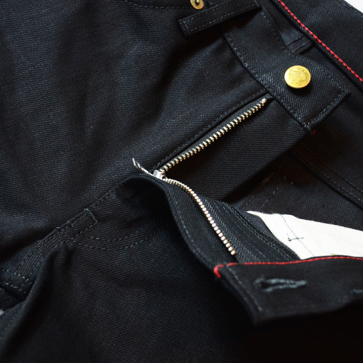 Hiroshima Denim スリムストレート 黒