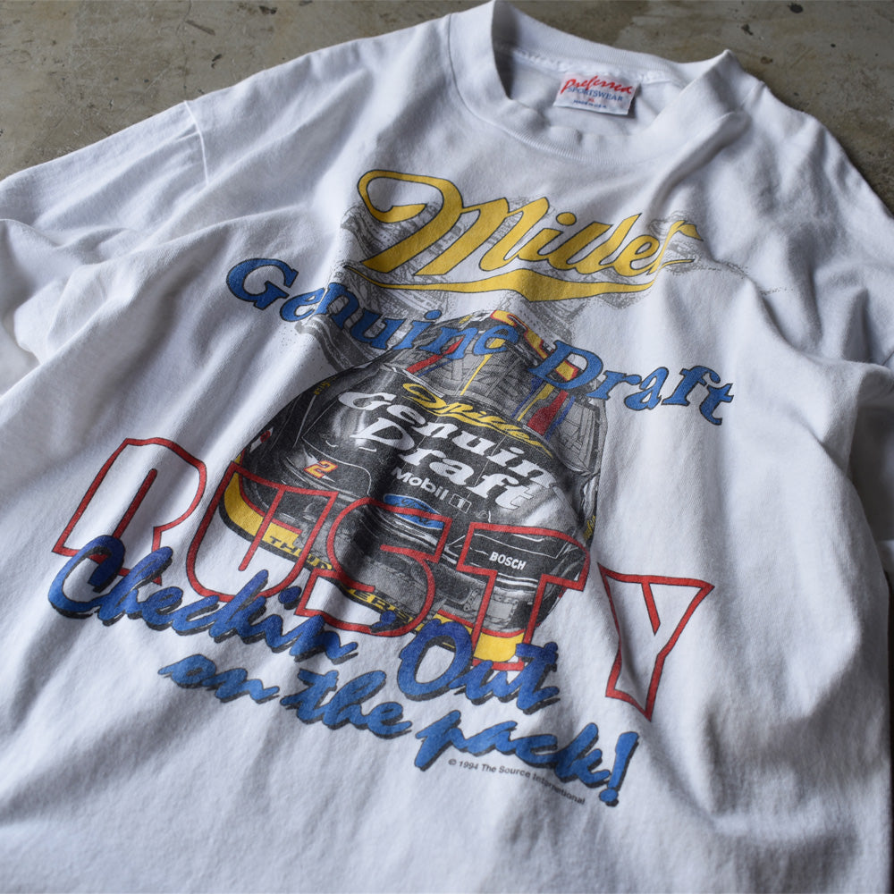 90's “Rusty Wallace #2” レーシング Tee USA製 220714