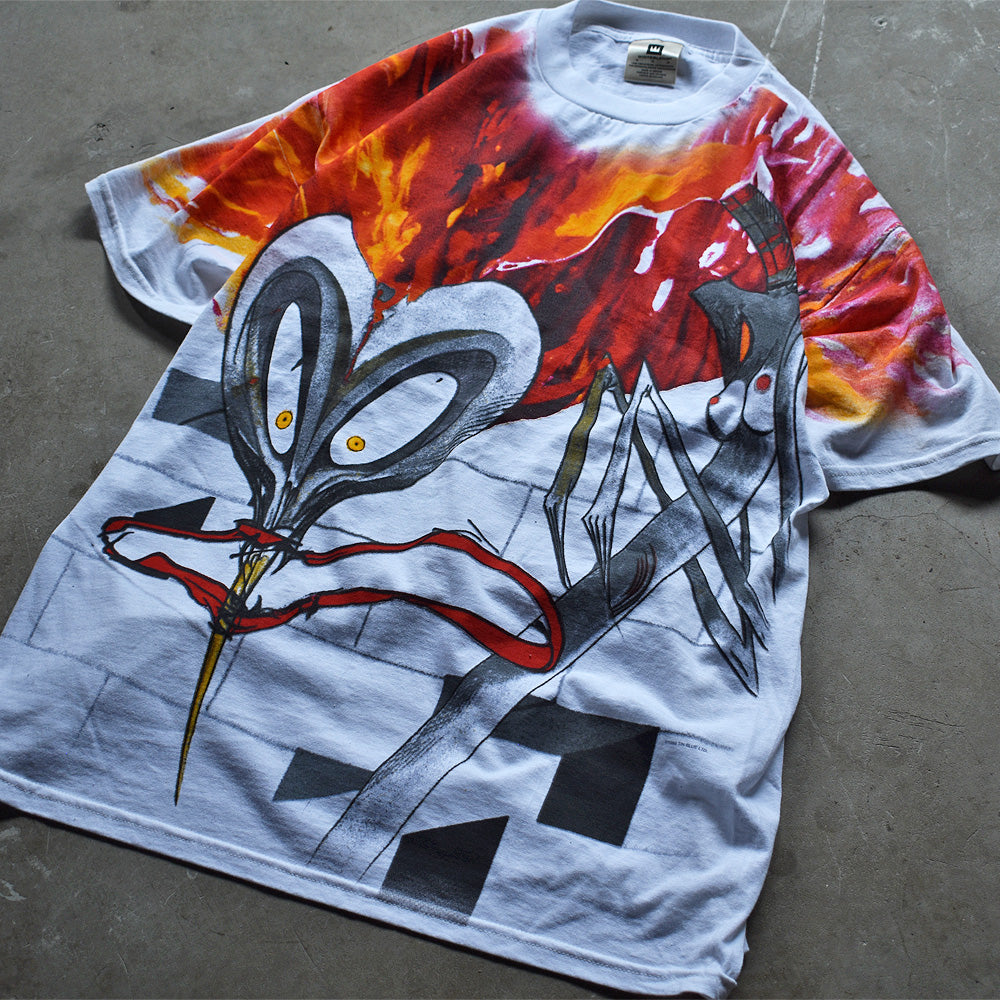 90’s デッドストック! PINK FLOYD “The Wall” AOP Tシャツ 220924