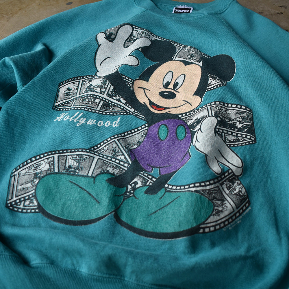 90's Disney/ディズニー “Mickey” スウェット USA製 230414