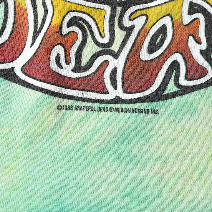 80's Grateful Dead "Skull & Roses" タイダイ ロック Tシャツ