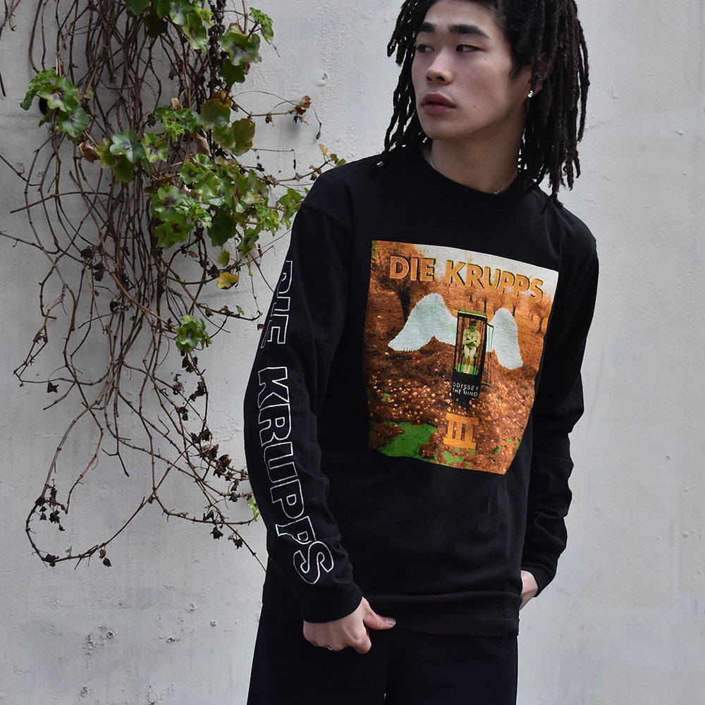 90’s Die Krupps "Odyssey of the Mind" Tour Long sleeve Tシャツ 230223H