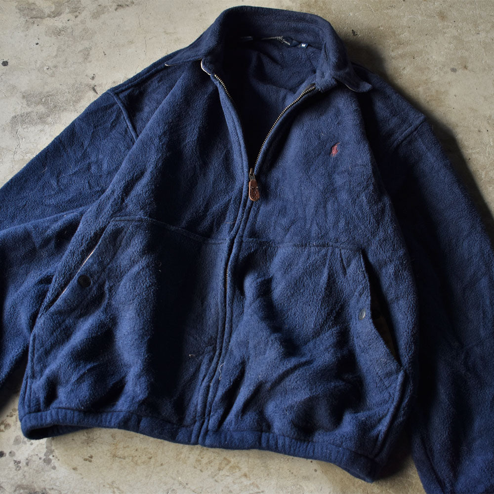 90’s Polo Ralph Lauren/ポロ ラルフローレン フリーススウィングトップ ジャケット USA製 230217