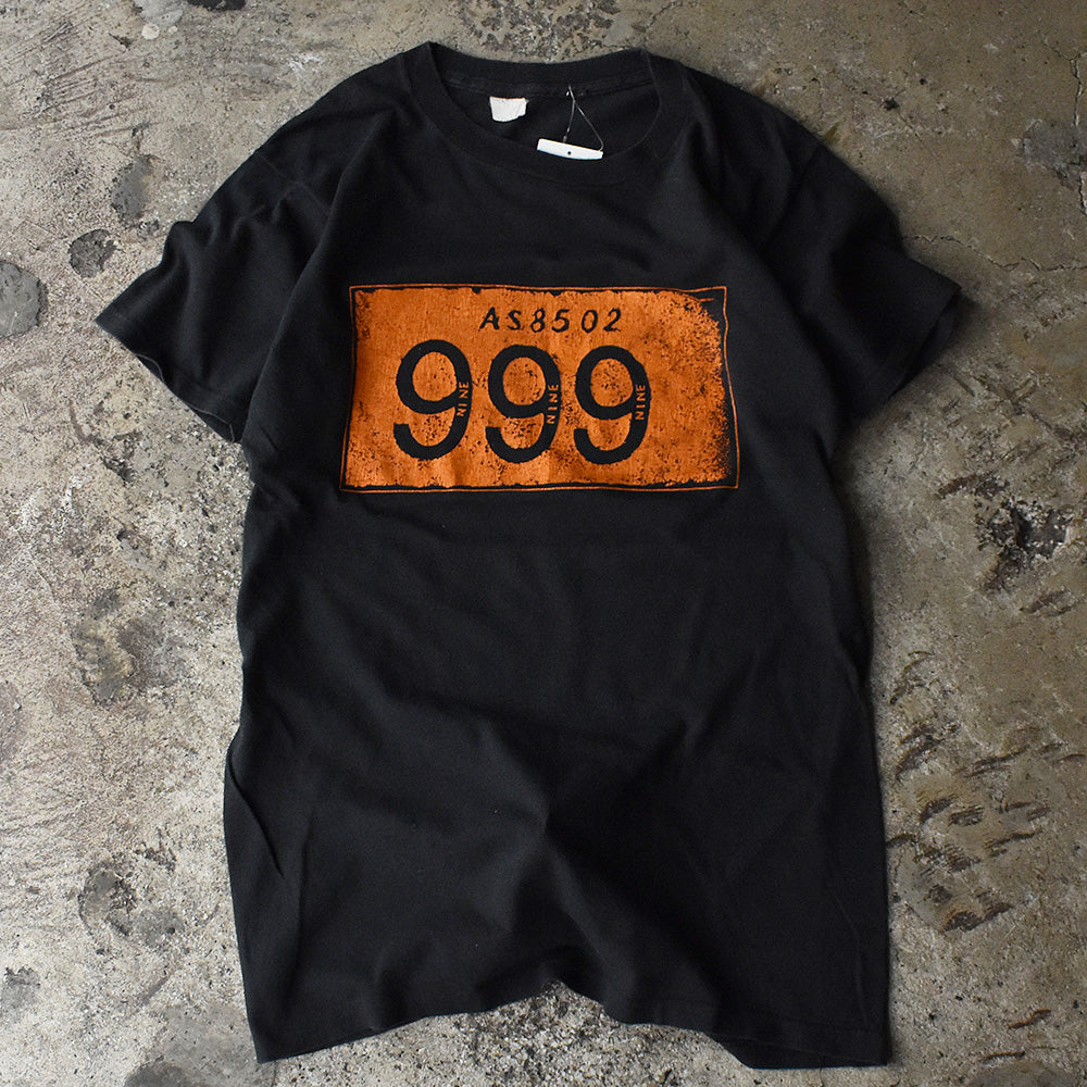 70's 999 バンド初期 ロック Tシャツ 220827H