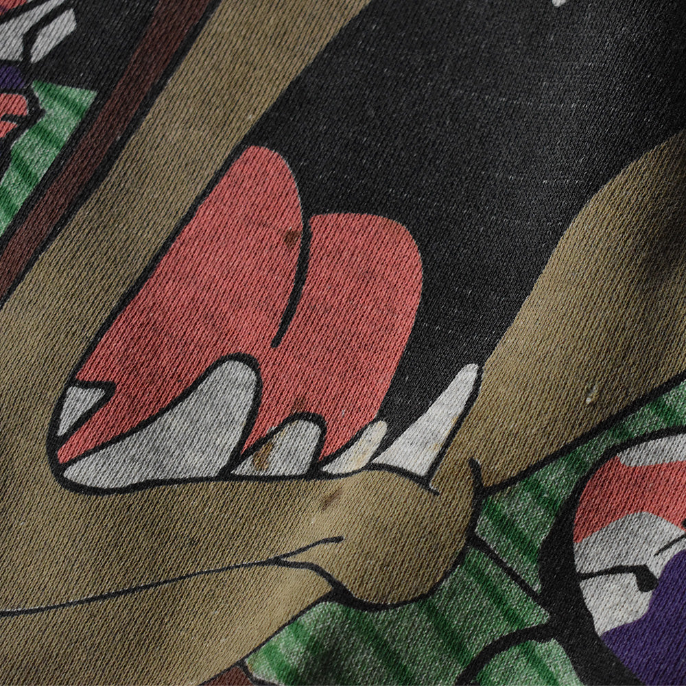 90's Looney Tunes/ルーニー・テューンズ "タズマニアンデビル" AOP スウェット USA製 221218