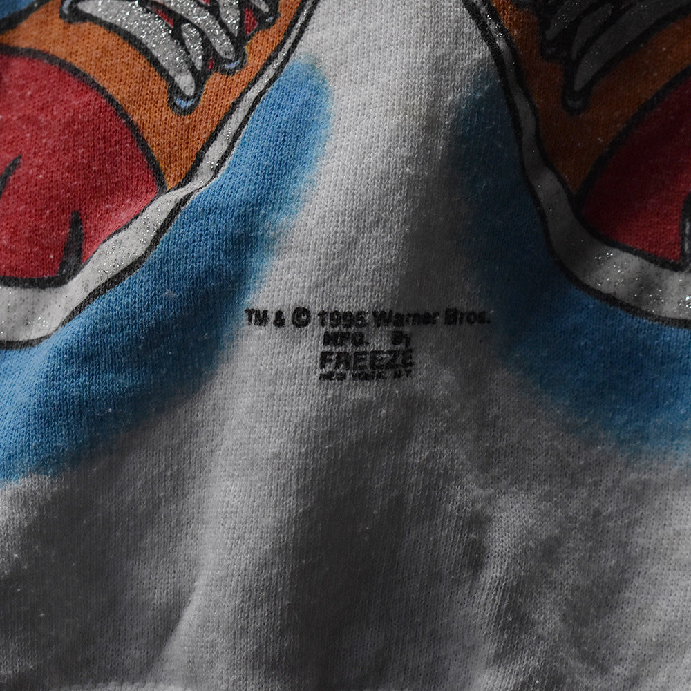 90's Looney Tunes "TWEETY" 海外アニメ キャラ スウェット USA製 230305H