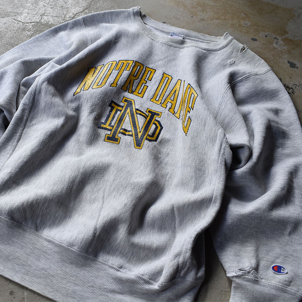 90's Champion/チャンピオン 雰囲気良し！“NOTRE DAME” RWスウェット