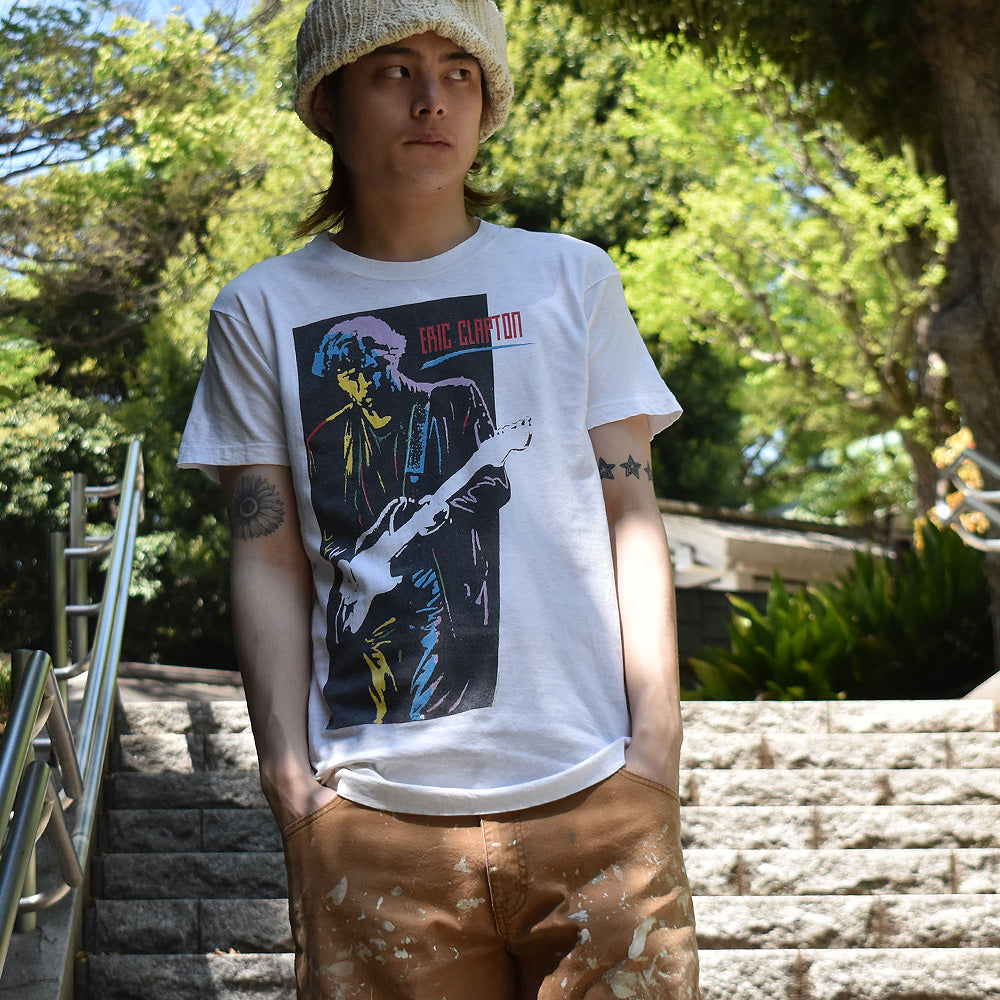 90's ERIC CLAPTON "Journeyman" World Tour ロックTシャツ 230420H