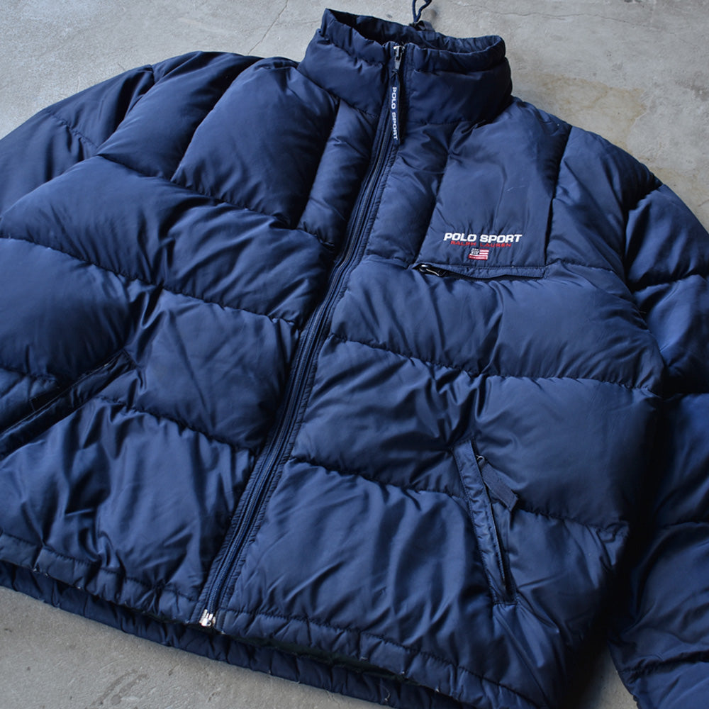 90s polo sports down jacket