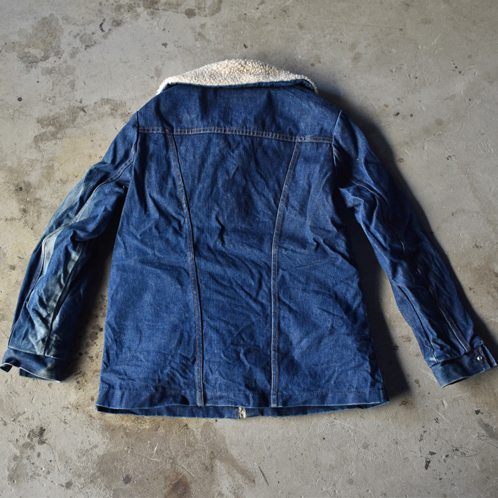 70’s Wrangler 黒タグ! デニムボアジャケット USA製 230104