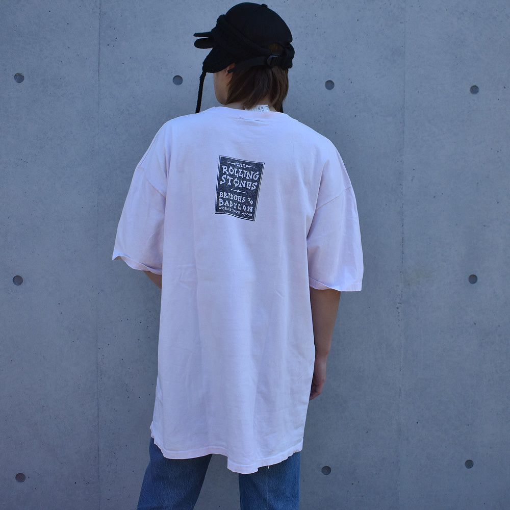 90's The Rolling Stones/ローリング・ストーンズ "Bridges to Babylon" tour Tee 221213H