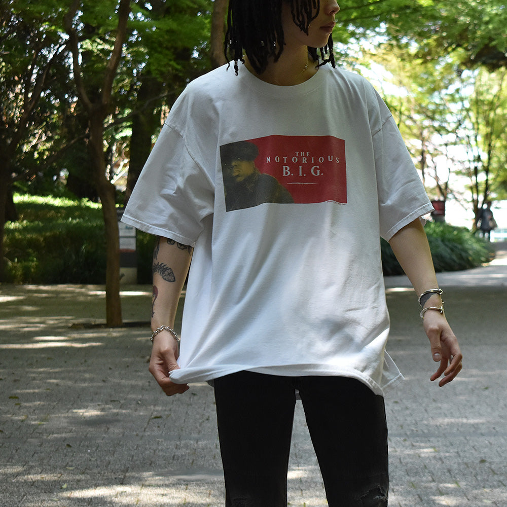 90's The Notorious B.I.G./ノトーリアス・B.I.G. "Big Poppa" Rap Tee 230401H